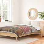 Antique 19th Century Romantic Lovers French Aubusson Tapestry Duvet Cover Gallery Image 2