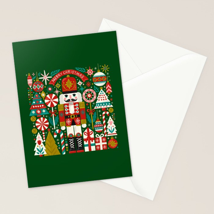 Vintage Nutcracker Celebration Stationery Card Gallery Image 2