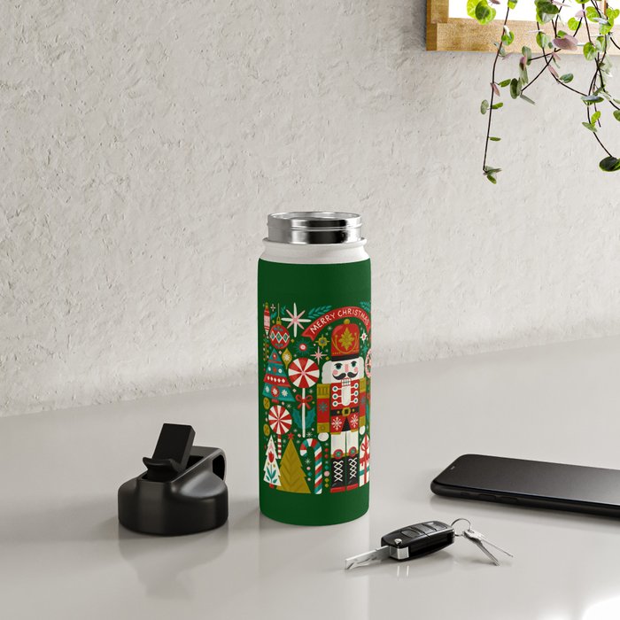 Vintage Nutcracker Celebration Water Bottle Gallery Image 4