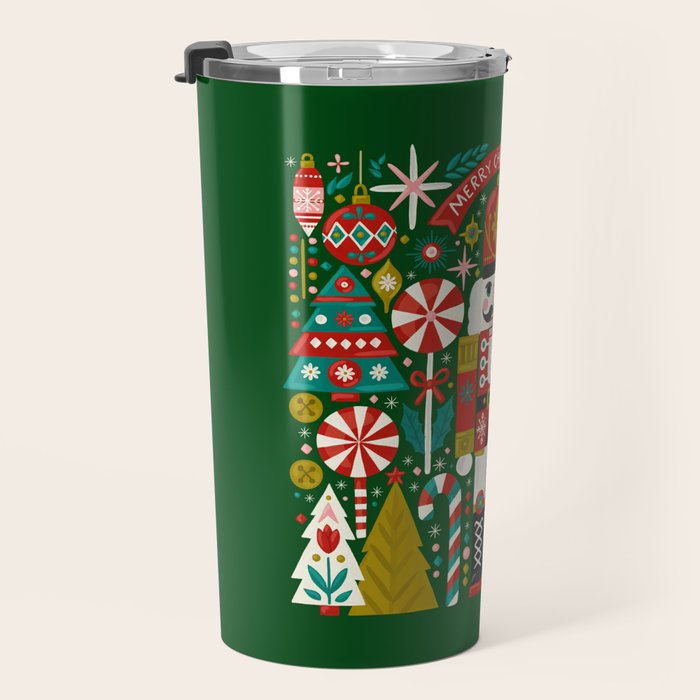 Vintage Nutcracker Celebration Travel Mug Gallery Image 3