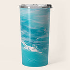 Mediterranean Sea - Blue Waves - Ocean Water - Nature Photography Travel Mug Gallery Image 2
