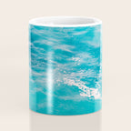 Mediterranean Sea - Blue Waves - Ocean Water - Nature Photography Coffee Mug Gallery Image 4