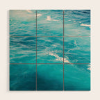 Mediterranean Sea - Blue Waves - Ocean Water - Nature Photography Wood Wall Art Gallery Image 1