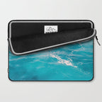 Mediterranean Sea - Blue Waves - Ocean Water - Nature Photography Laptop Sleeve Gallery Image 2
