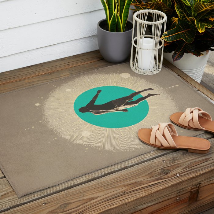 Every Fall is a Rise Outdoor Rug Gallery Image 2