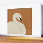 White Swan 2 Wall Mural Gallery Image 2