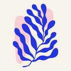 Blue Matisse Ferns Coffee Mug Gallery Image 2
