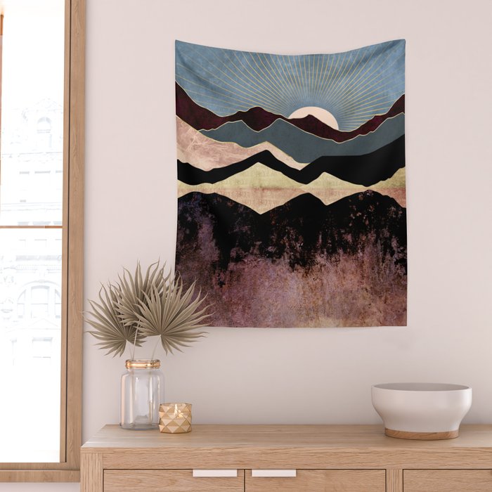Crimson Peaks Wall Tapestry Gallery Image 2