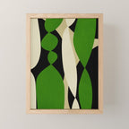 Modern shapes composition N01 Mini Art Print Gallery Image 1