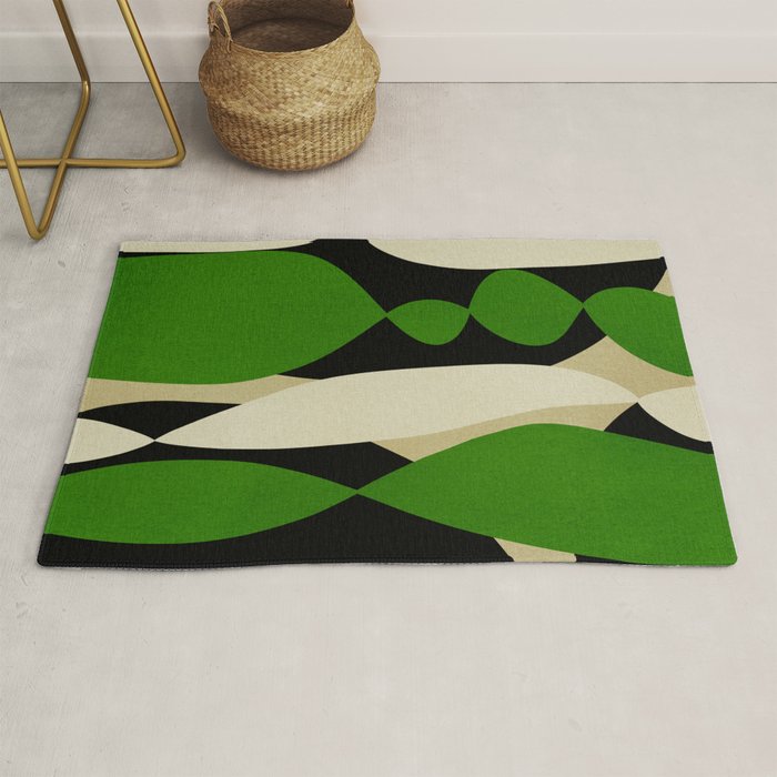 Modern shapes composition N01 Rug Gallery Image 1