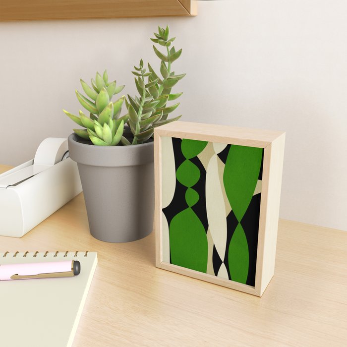 Modern shapes composition N01 Mini Art Print Gallery Image 2