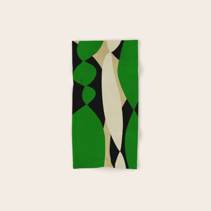 Modern shapes composition N01 Bath Towel Gallery Image 1