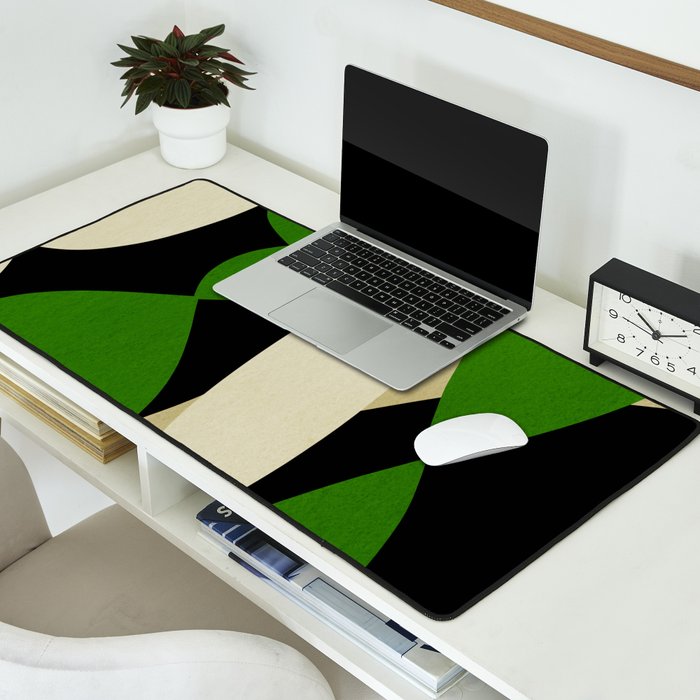 Modern shapes composition N01 Desk Mat Gallery Image 2
