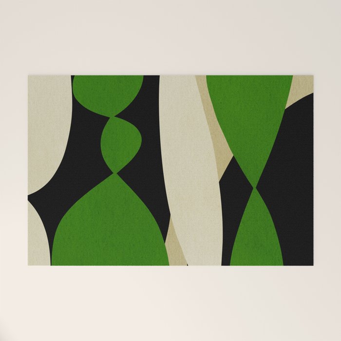 Modern shapes composition N01 Welcome Mat Gallery Image 1