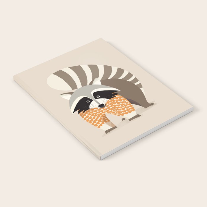 Whimsical Raccoon Notebook Gallery Image 2