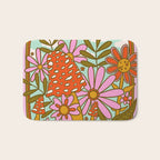 Mushrooms and Flowers Bath Mat Gallery Image 1