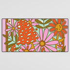 Mushrooms and Flowers Desk Mat Gallery Image 3