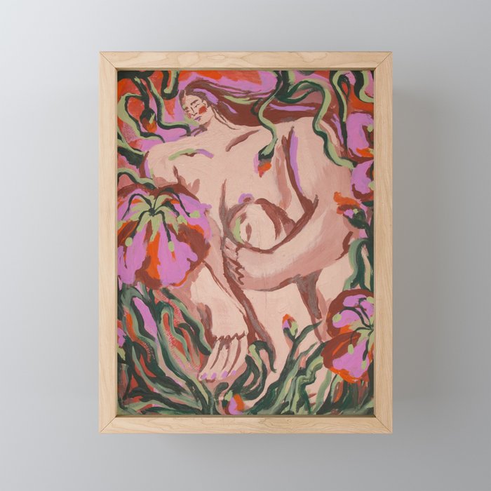 Entwined in Blooms Mini Art Print Gallery Image 1