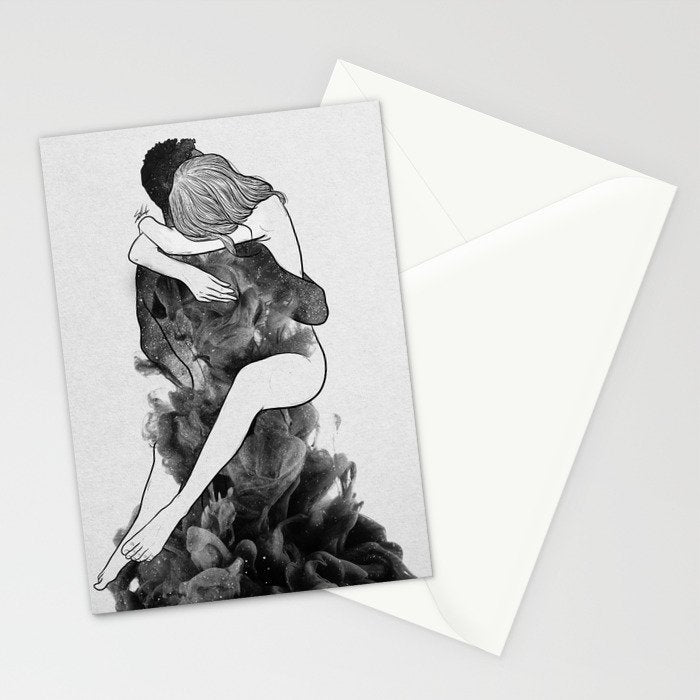 I find peace in your hug (E). Stationery Card Gallery Image 2
