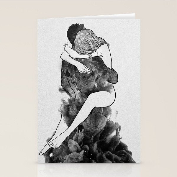 I find peace in your hug (E). Stationery Card Gallery Image 1