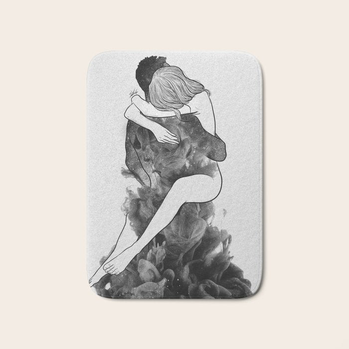 I find peace in your hug (E). Bath Mat Gallery Image 1