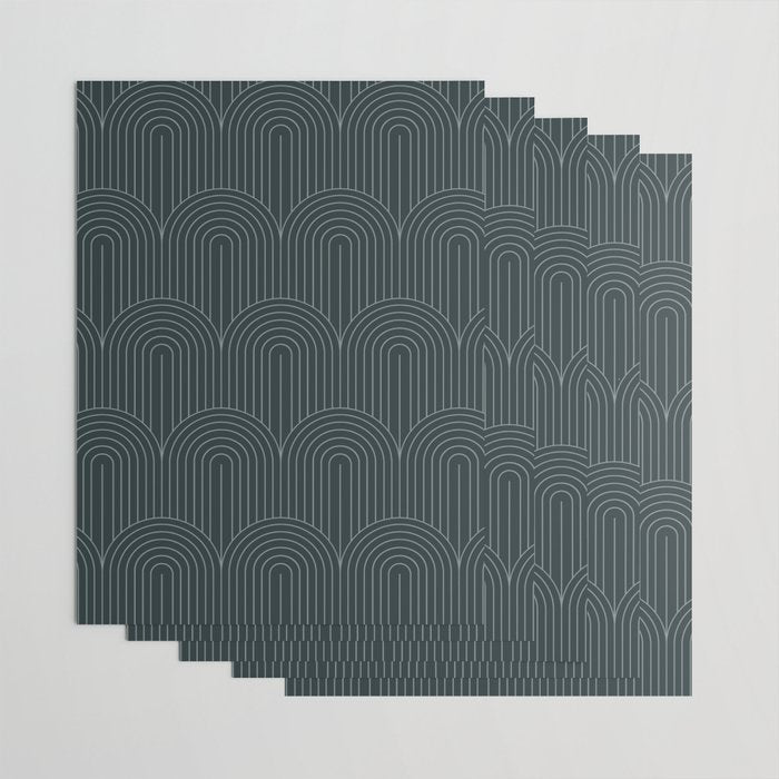 Art Deco Arch Pattern LI Wrapping Paper Gallery Image 3