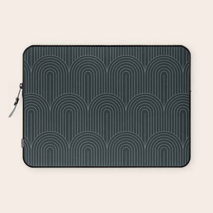 Art Deco Arch Pattern LI Laptop Sleeve Gallery Image 1