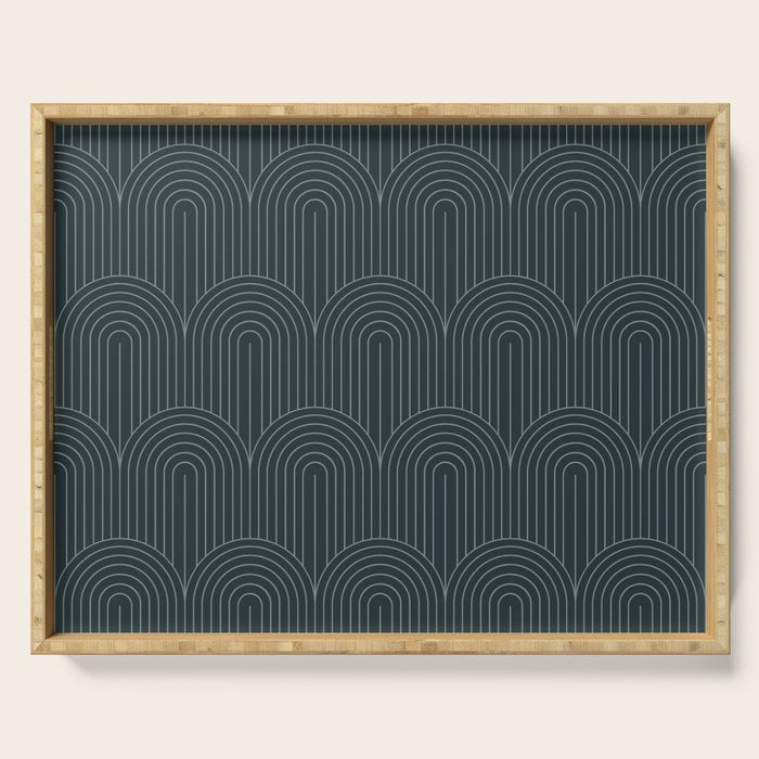 Art Deco Arch Pattern LI Serving Tray Gallery Image 1