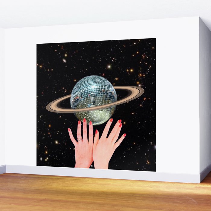 Saturn Disco Wall Mural Gallery Image 2