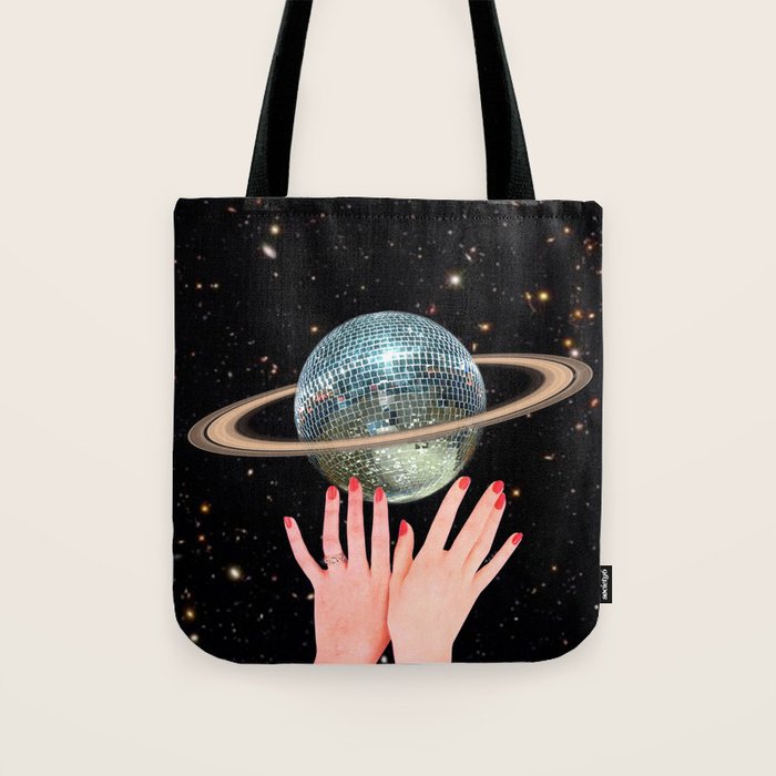 Saturn Disco Tote Bag Gallery Image 1