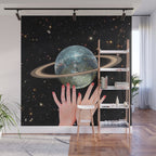 Saturn Disco Wall Mural Gallery Image 1