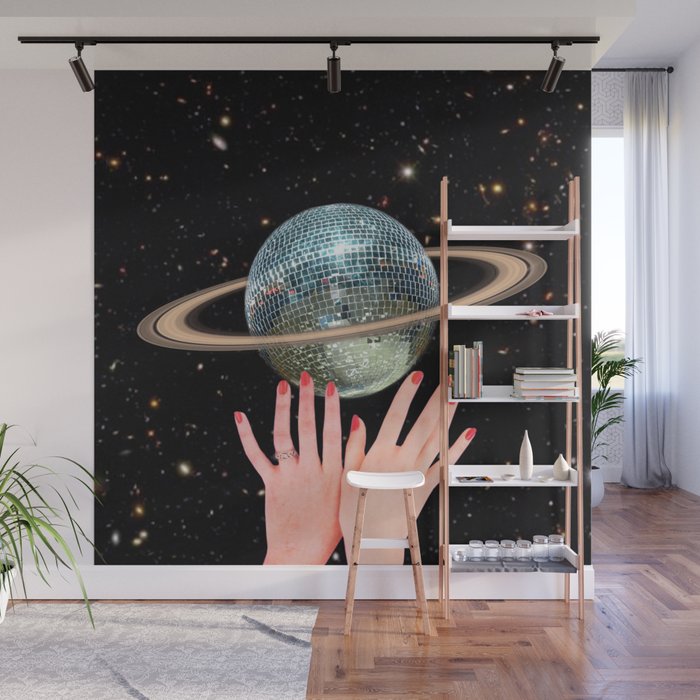 Saturn Disco Wall Mural Gallery Image 1