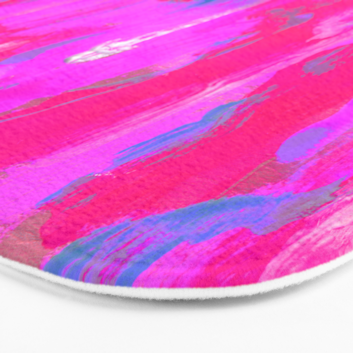 Vibrant Pink Bath Mat Gallery Image 3