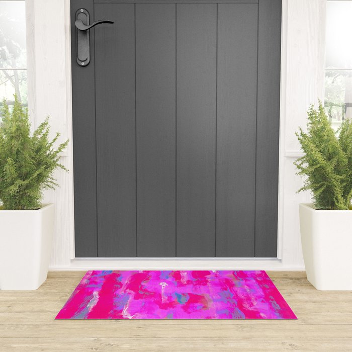 Vibrant Pink Welcome Mat Gallery Image 3