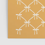 Bows & Ribbons Pattern XIX Peach Orange Poster Gallery Image 3