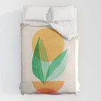 Summer Stack Abstract Plant Illustration Duvet Cover Gallery Image 6