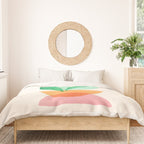 Summer Stack Abstract Plant Illustration Duvet Cover Gallery Image 3