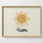 Sunburst Hand Serving Tray Gallery Image 1