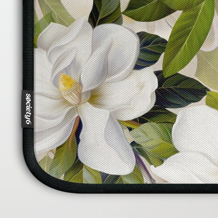 Magnolia Flowers Spring Blossom Laptop Sleeve Gallery Image 3