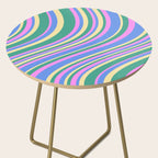 Wavy Stripes XV - 90s Pastel Side Table Gallery Image 2