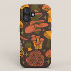 Texas Mushrooms âÂ Dark Multicolor iPhone Case Gallery Image 1