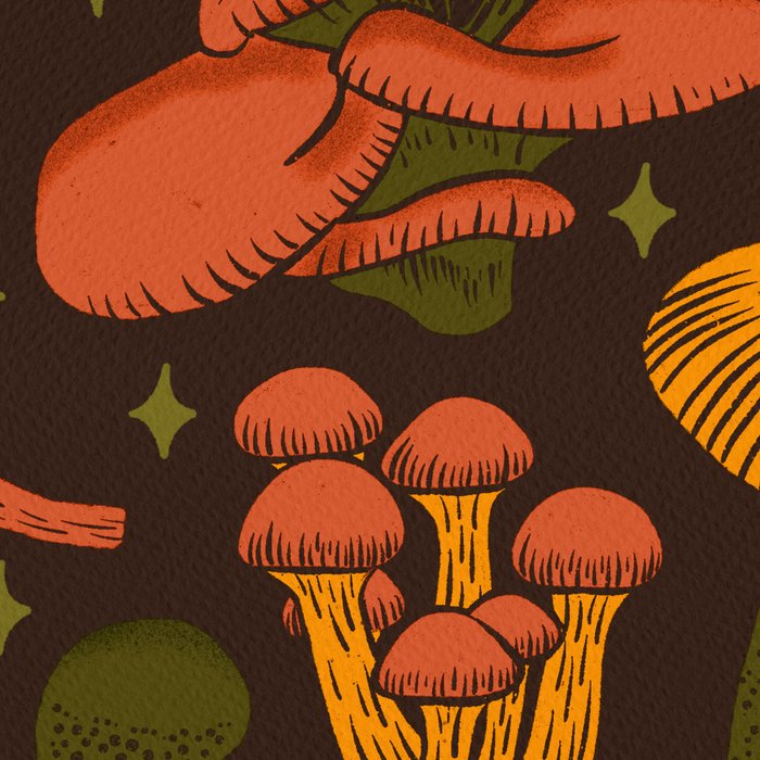 Texas Mushrooms âÂ Dark Multicolor Coffee Mug Gallery Image 2