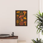 Texas Mushrooms âÂ Dark Multicolor Poster Gallery Image 2