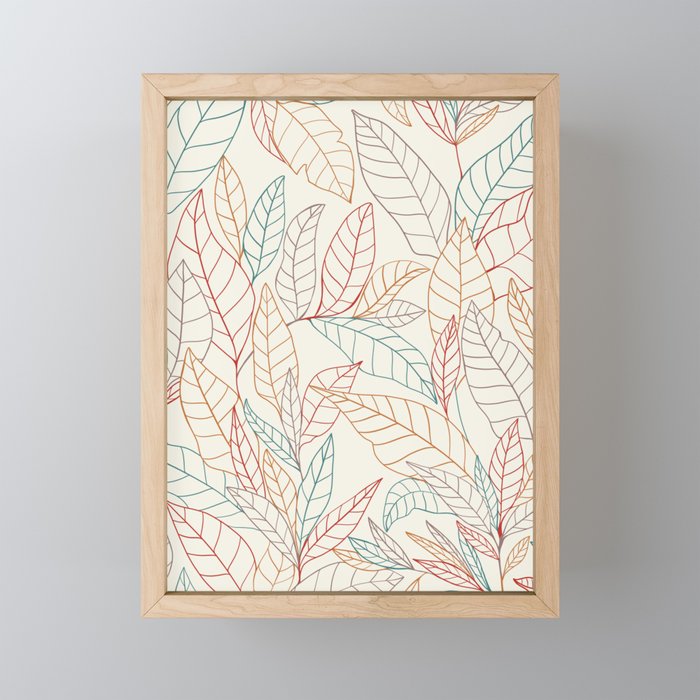 Leaves Mini Art Print Gallery Image 1