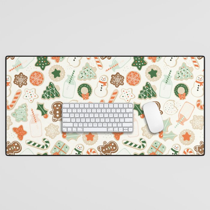 Christmas Cookies Desk Mat Gallery Image 1