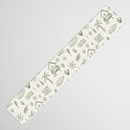Modern Surf Shack . Paradise Green Table Runner Gallery Image 3