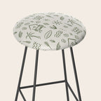 Modern Surf Shack . Paradise Green Stool Gallery Image 2