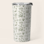 Modern Surf Shack . Paradise Green Travel Mug Gallery Image 2