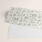 Modern Surf Shack . Paradise Green Wrapping Paper Gallery Image 2