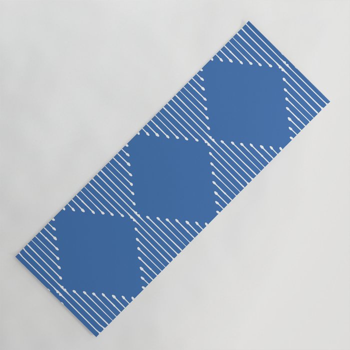 Geo (Sky Blue) Yoga Mat Gallery Image 1